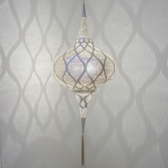 HANGING LAMP GRCM BRASS SILVER PLATED 80 